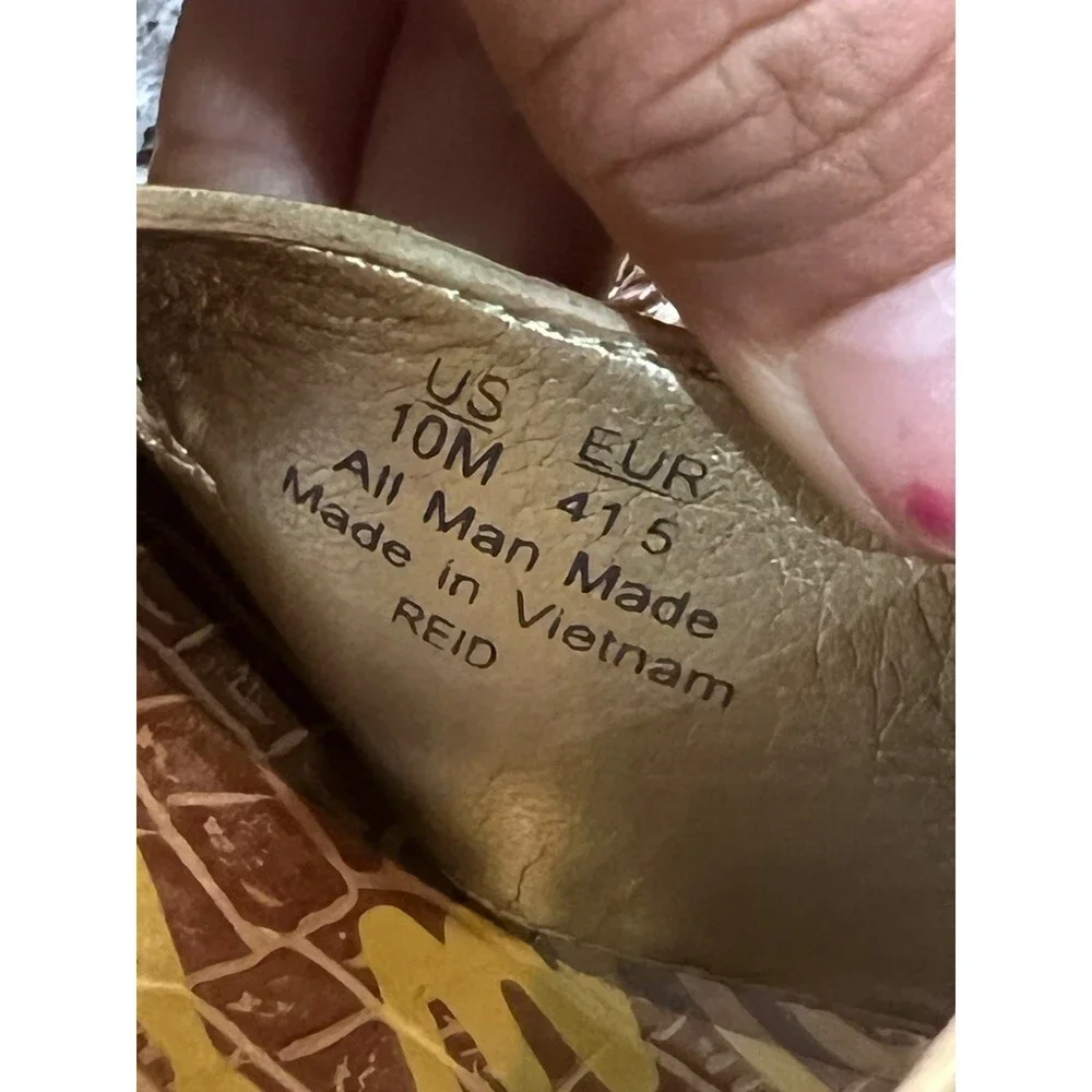 Sam Edelman Reid Patent Cork Wedge Sandals SZ 10M